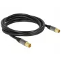 Cabo coaxial RG-6/U DeLOCK 88923 2m IEC preto