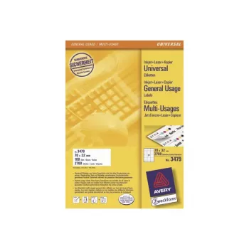 Avery-Zweckform 3479 etiquetas branco papel 70x32mm adesivo permanente