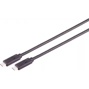 Cabo USB S/CONN 13-63015 USB4 Gen 3x2 0,5 m USB-C preto