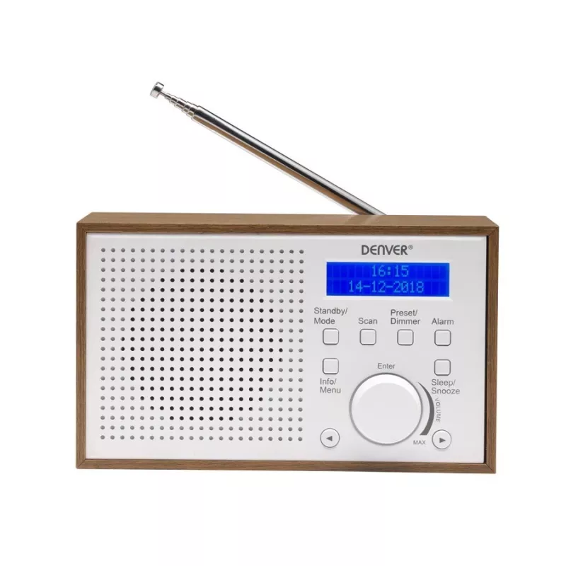 Denver DAB-46 rádio portátil DAB, branco