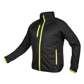 Casaco softshell Mix&Match preto-amarelo tamanho L