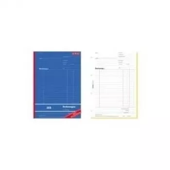 Livro de administração Herlitz 888420 azul A4 80 folhas