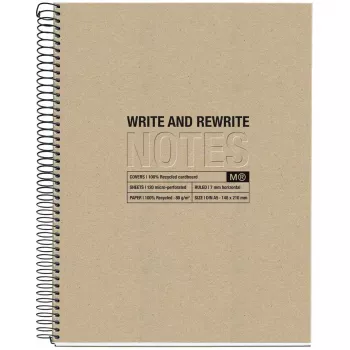 MAUL Eco Design bloco de notas A5 pautado 120 folhas (A604779)