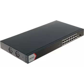 Switch Hikvision 16 portas Gigabit Smart PoE
