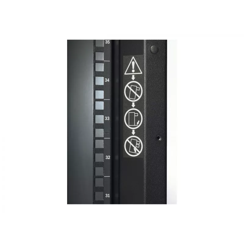 Armário rack autónomo APC NetShelter SX 48U 600mm L x 1070mm P, capacidade de carga 1704 kg, preto