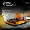 Adler AD 1914e gira-discos com USB, Bluetooth, 33 1/3 e 45 rpm, cápsula cerâmica, altifalantes integrados de 2x0,8 W, saída RCA