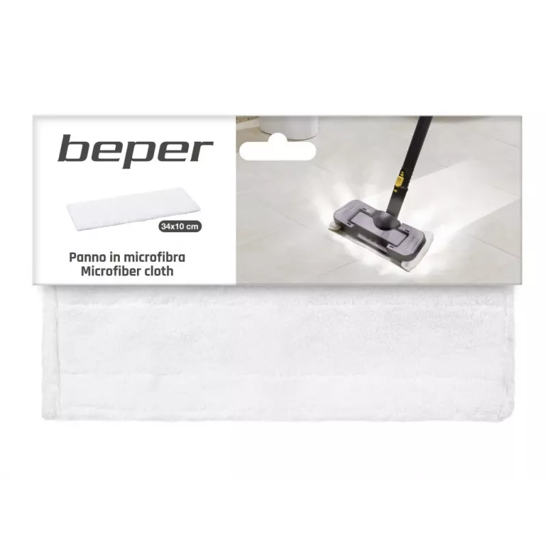 Beper P202VAL002 pano de microfibra para limpador a vapor, 34 x 10 cm, lavável na máquina a 40 °C