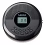 Leitor de CD portátil Lenco CD-340BK — preto, design portátil