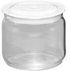 Recipiente de vidro Rommelsbacher JG05 0,5 l resistente ao calor com tampa para iogurteira JG60