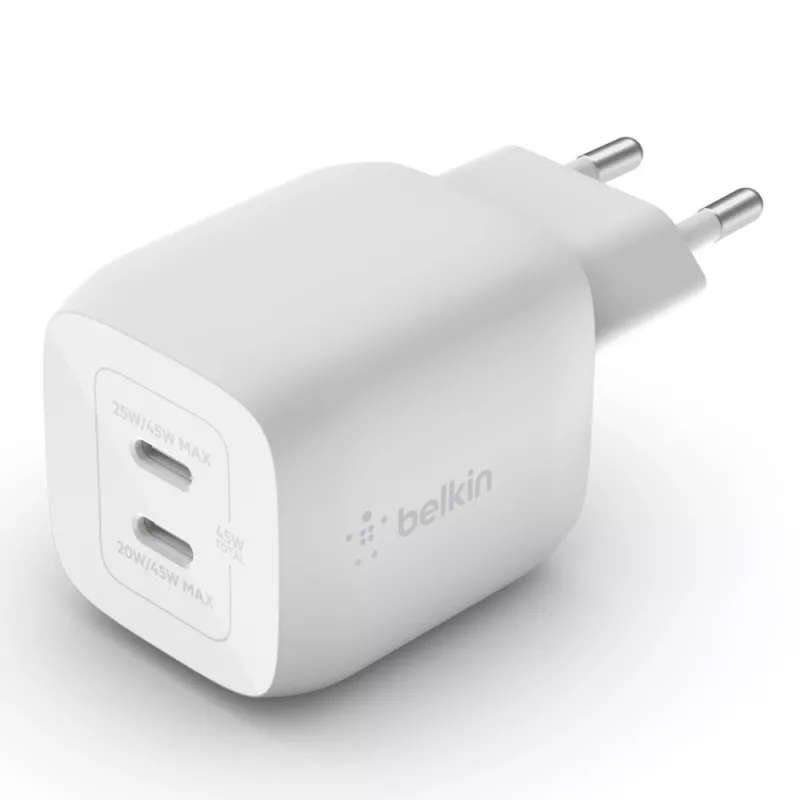 Belkin WCH011vfWH Portátil, Smartphone, Tablet branco AC Carregamento rápido Interior