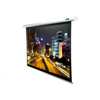 Elite Screens Electric100XH Produto branco