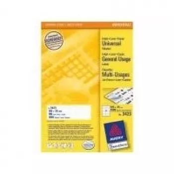 Etiquetas autocolantes Avery Universal 105x35mm 1600 unid.