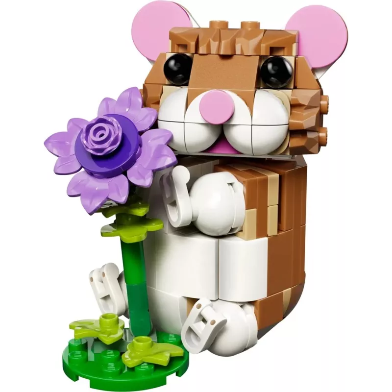 LEGO CREATOR 3 EM 1 31376 Hamster Fofo com Flor