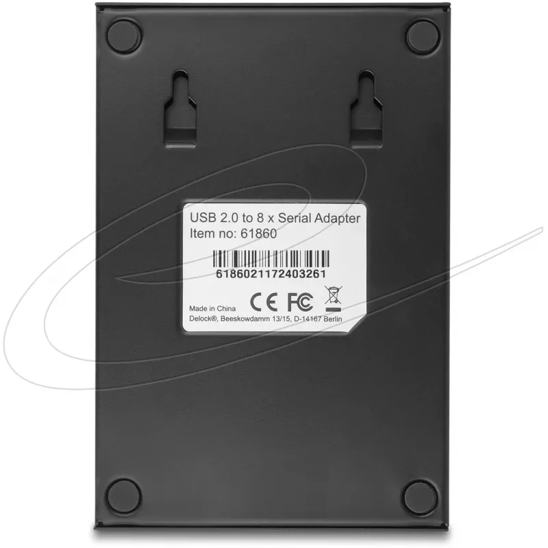 Adaptador DeLock USB2.0 para 8 x Serial - Adaptador Serial - USB2.0 - RS-232 - 8 portas (61860)