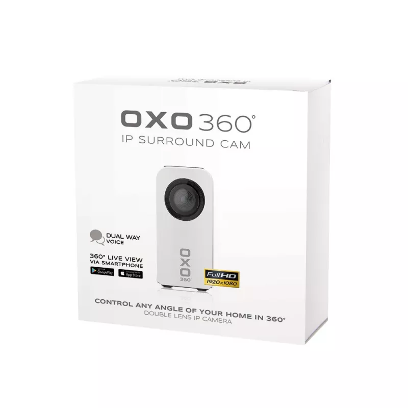 Câmara de vigilância Easypix OXO 360° IP Cam 56200