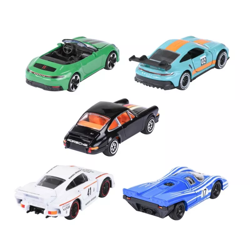 Veículo Porsche conjunto de presente de 5 peças
