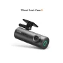 Dashcam 70mai M200, 1080p Full HD 1920×1080, H.265, 60 fps, bateria 300 mAh, Wi-Fi, microSD até 128 GB, abertura f/1.8, preto