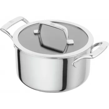 Panela ZWILLING Peak 24 cm, aço inoxidável 18/10, prateado