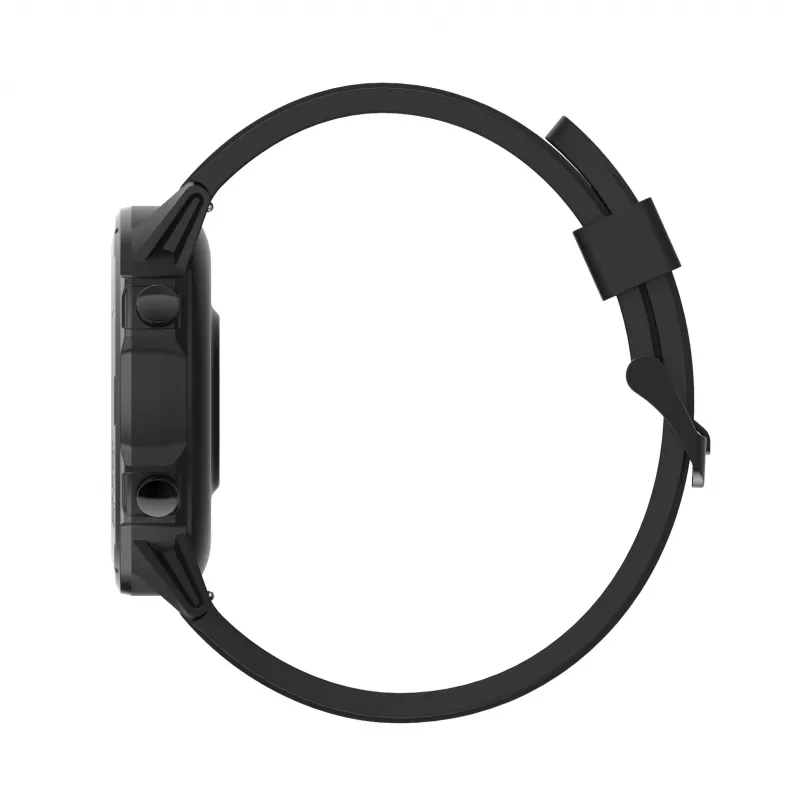 Denver SW-351 smartwatch, ecrã tátil IPS de 1,3″, sensor de frequência cardíaca, IP68, Bluetooth, preto