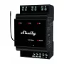 Relé inteligente para calha DIN Shelly WavePro3 3 canais Z-Wave, 110–240 V, 25 A por canal, AES-128, montagem DIN