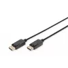 Cabo de ligação DisplayPort com bloqueio 1080p 60Hz FHD Type DP / DP M / M preto 3m