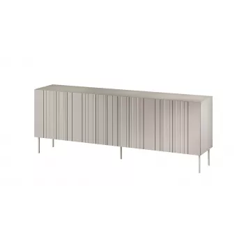 Cómoda Cama Meble ISLA 2000x400x750 mm, caxemira mate, corpo em aglomerado