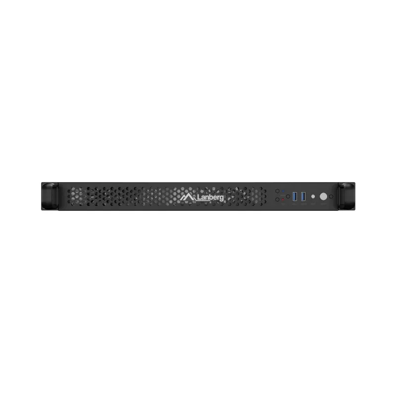 Caixa rack Lanberg SC01-3001-10B 1U preto 4 ventoinhas