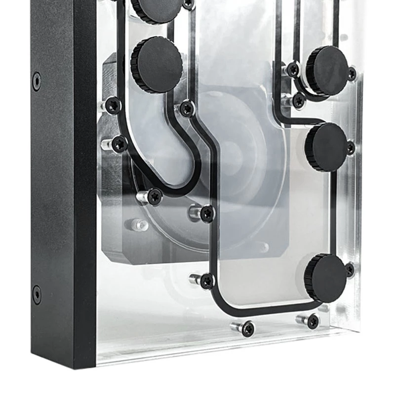 Stealkey Customs SK-Crossflow para Lian Li - O11D XL Evo Distroplate D5/DDC - acrílico