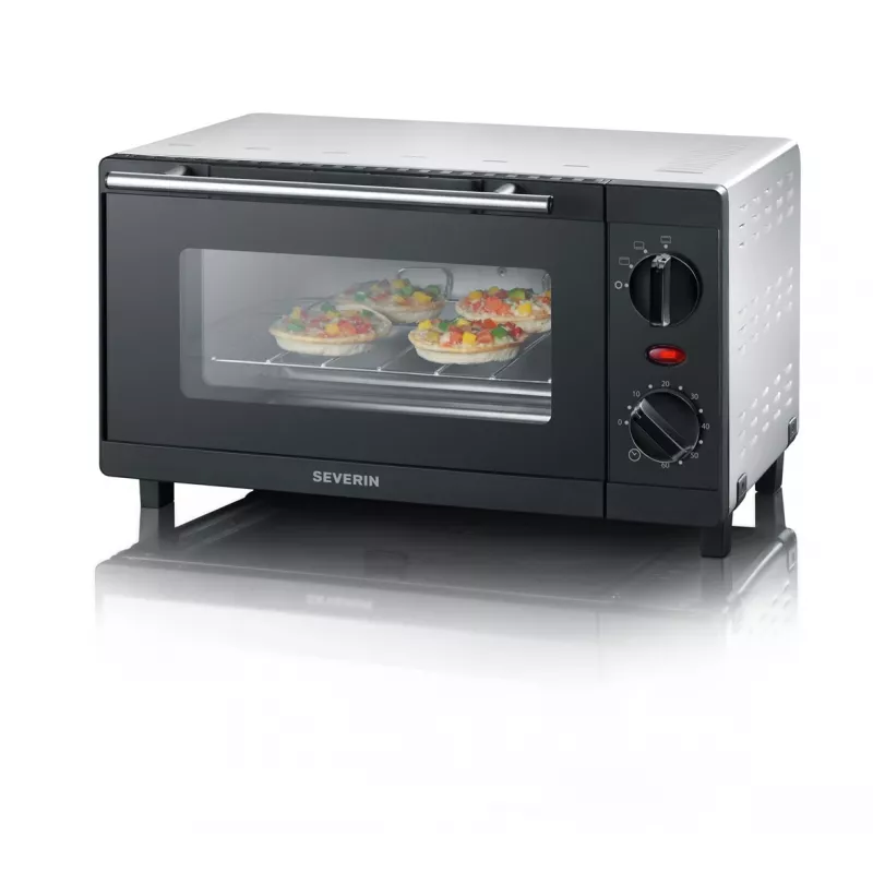 Mini-forno Severin TO 2052 9L 800W preto com grelhador