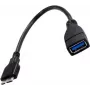 Cabo USB ALLNET USB_3.0_OTG_MICRO_ADAPTER 0,15 m USB A Micro-USB B macho-macho preto (USB_3.0_OTG_micro_adapter)