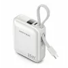 Vention FHEN0 Power bank, 10000 mAh, 35 W, cabo USB-C integrado, bege