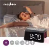 WCACQ30BK, despertador digital, retangular, preto, acrilonitrilo-butadieno-estireno (ABS)