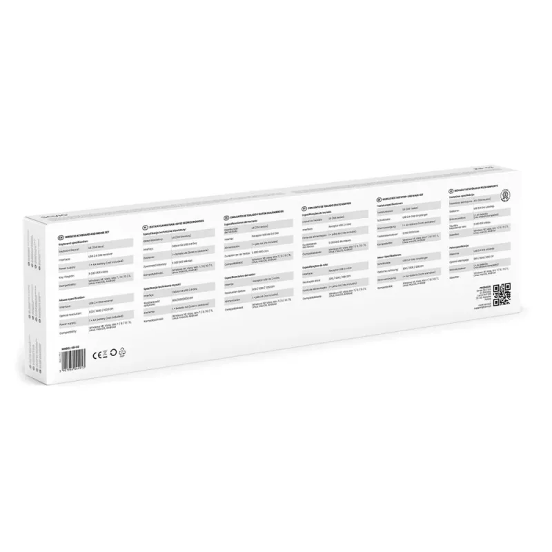 Teclado e rato Savio KB-03 incluídos Home/Office USB QWERTY US inglês preto