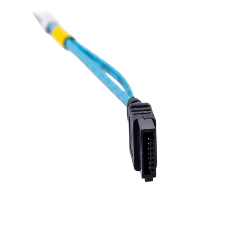 Cabo SATA Supermicro CBL-0186L 4x redondo 0,56 m, SATA I, ficha reta–ficha reta, preto/azul/branco
