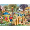 Thomas Kinkade Studios: Benjamin Blümchen, Um dia no Jardim Zoológico de Neustadt, puzzle 1000 peças