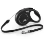 Trella retrátil Flexi New CLASSIC 8 m preta para cão
