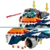 Brinquedo de construção LEGO Marvel Super Heroes Nave espacial Rocket 76278 – conjunto Rocket e Ronan