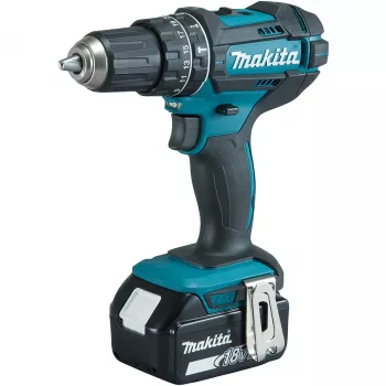 Makita DHP482RFX9 - Berbequim de impacto - bateria - bucha de aperto rápido 13 mm - 62 N·m - 2 baterias, carregador incluído - 18 V (DHP482RFX9)