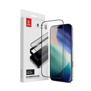 Moldura de montagem para proteção de ecrã em vidro temperado – Crong – para iPhone 17 Pro