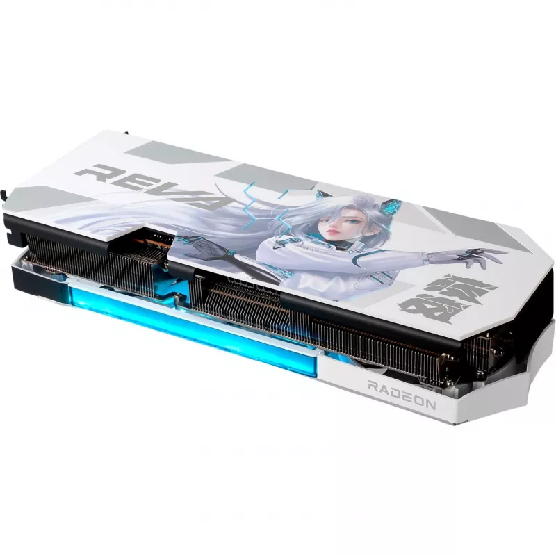 Placa gráfica power color Hellhound RX 9070 XT 16GB OC (RX9070XT 16G-L/OC/REVA)