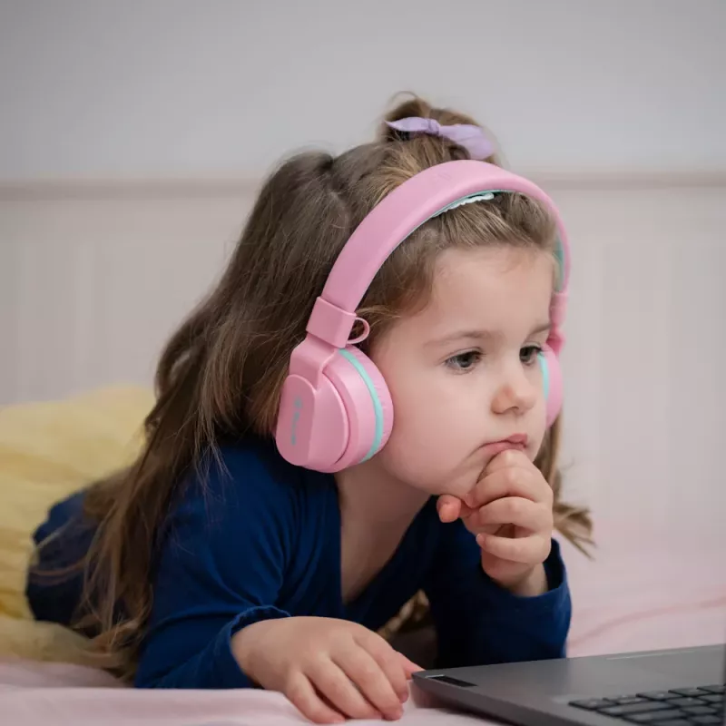 Auscultadores Tellur Buddy Bluetooth over-ear rosa
