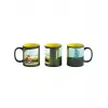 Caneca com revelação por calor Good Loot Cyberpunk 2077 Game Art Chronicles - V & Edward Hopper 450 ml preta, amarela