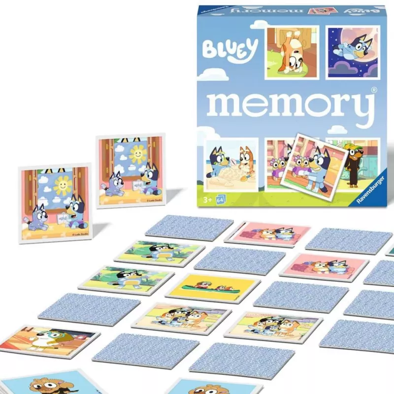 memory - Bluey, jogo de memória