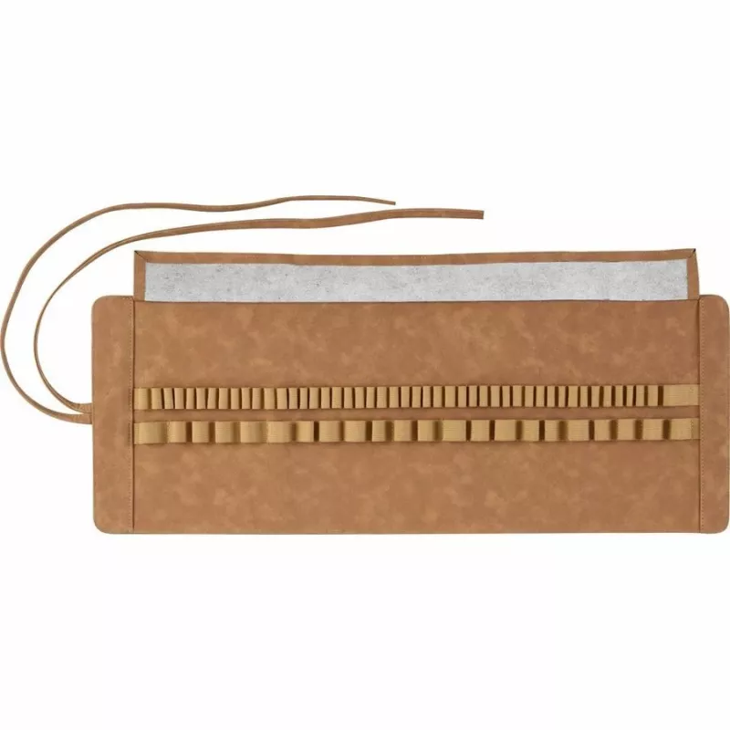Estojo Faber-Castell 180010 estojo macio de pele PU castanho