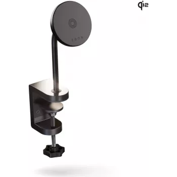 Carregador sem fios Zens Mount Pro 2 15W com fonte de alimentação — suporte de carregamento sem fios Zens Mount Pro 2 15W