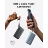 Powerbank 545 NANO 30W 10000mAh com cabo USB-C integrado, preto