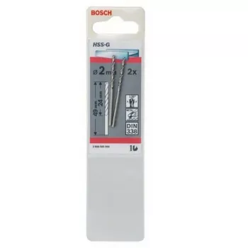 Broca helicoidal Bosch broca para metal HSS-G DIN 338