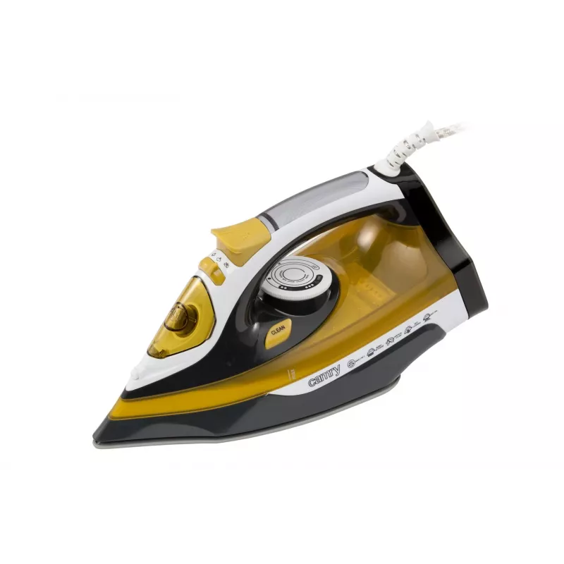 Ferro de engomar Camry CR 5029 ferro a vapor preto, amarelo 2400 W