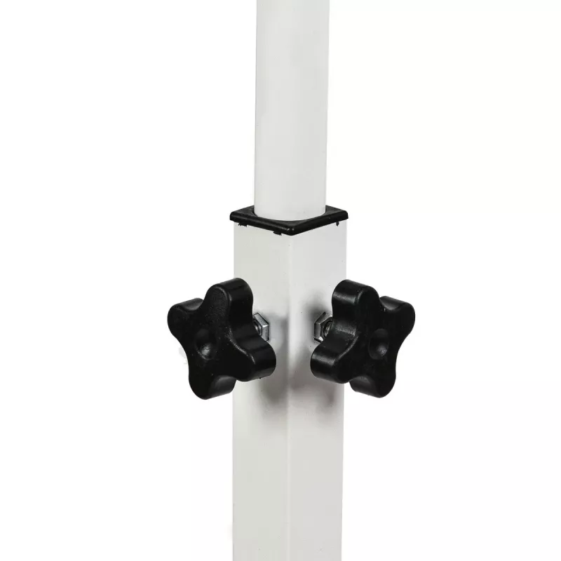 Maclean suporte móvel para secretária/portátil, branco, altura ajustável 59-89 cm, máx. 30 kg, MC-121 W