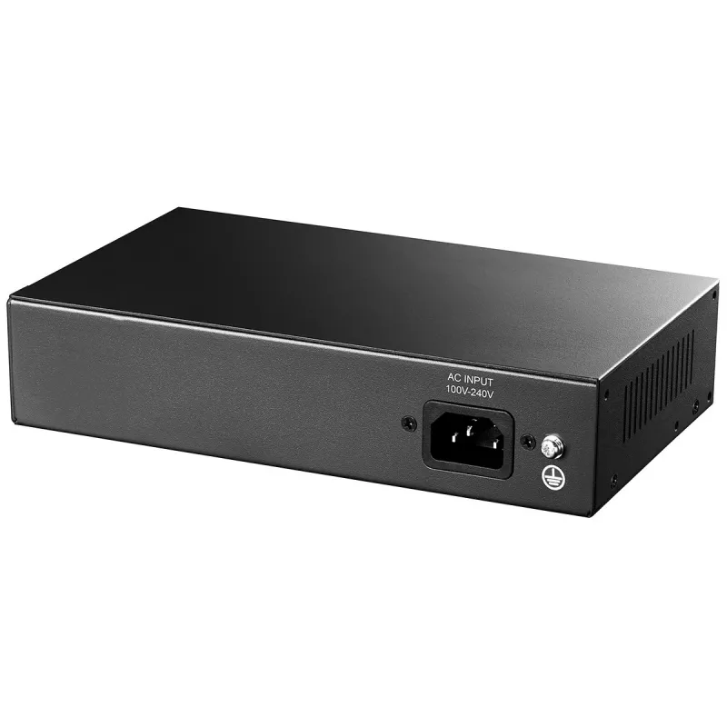 Switch de rede Cudy FS1010PG — 10/100 Mbps, 8 portas PoE, 2 Uplink, orçamento PoE 120W, caixa metálica
